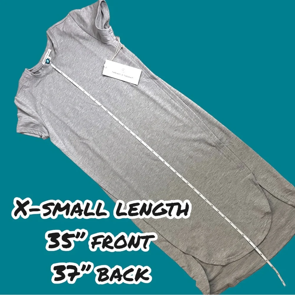 ✨HOST PICK! ✨NWT Threads4 Thought high-low t-shirt dress in heather grey ♻️🌱✨ - Picture 11 of 12